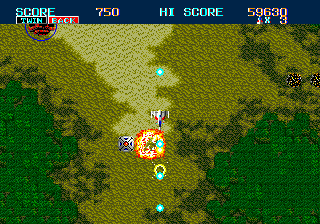 Thunder Force II (USA) In game screenshot